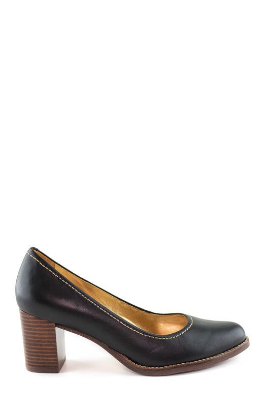 Marc Joseph New York NYC Leather Pump, Alternate, color, Black Napa