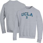 Champion Men's Champion  Heather Gray UCLA Bruins Arch Over Logo Pullover Sweatshirt