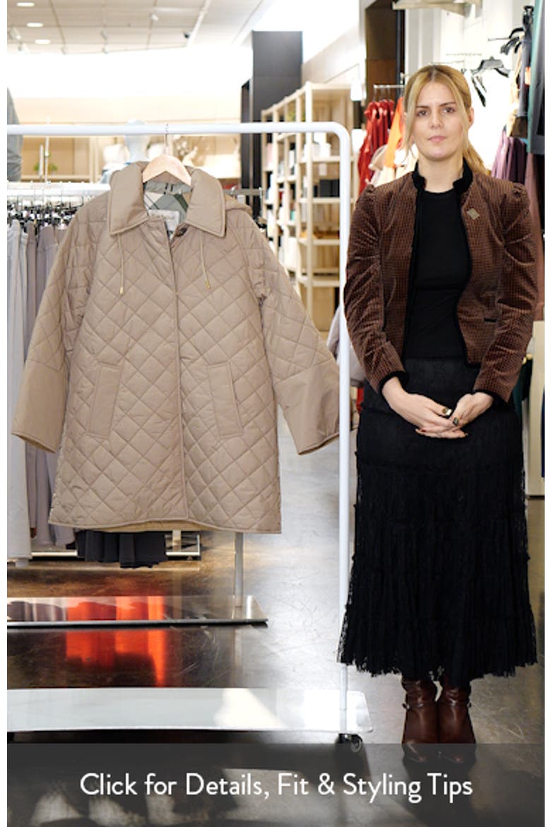 Cara Diamond Quilted Parka video