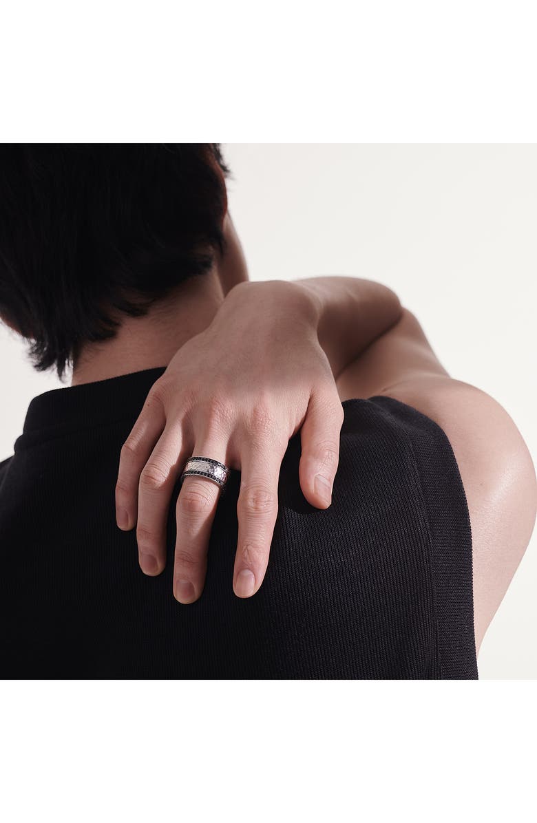 John Hardy Classic Chain Hammered Band Ring, Alternate, color,