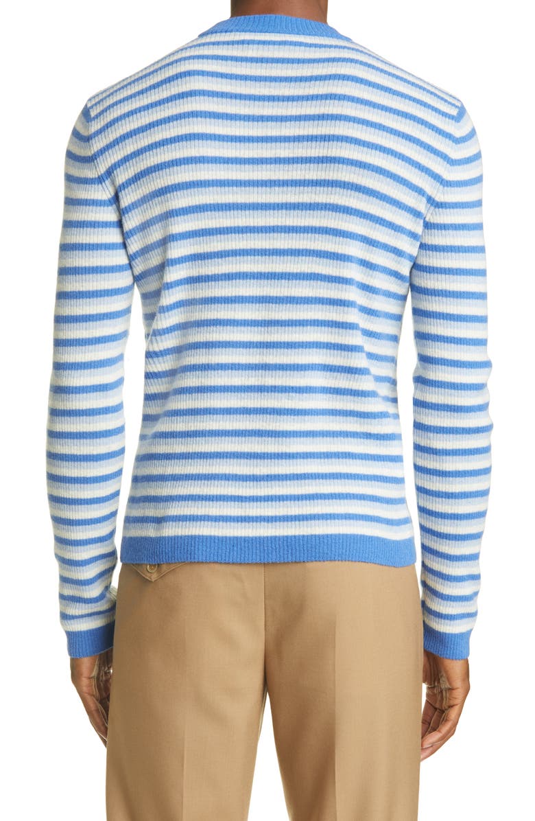 Marni Stripe Rib Wool Blend Sweater, Alternate, color,
