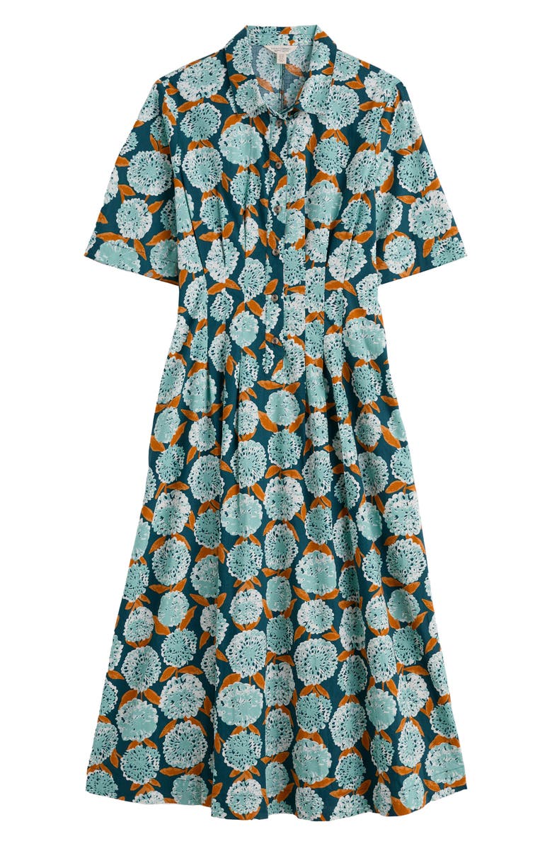 Seasalt Cornwall Wild Liquorice Organic Cotton Shirtdress, Alternate, color, Painted Marigold Dark Wreckage