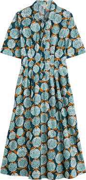 Seasalt Cornwall Wild Liquorice Organic Cotton Shirtdress