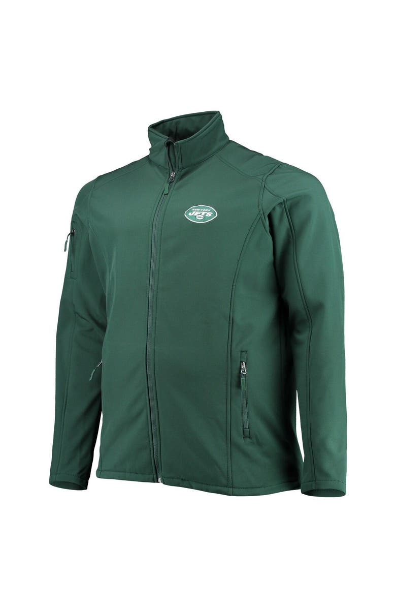 DUNBROOKE Men's Dunbrooke Green New York Jets Big & Tall Sonoma Softshell Full-Zip Jacket, Alternate, color, 