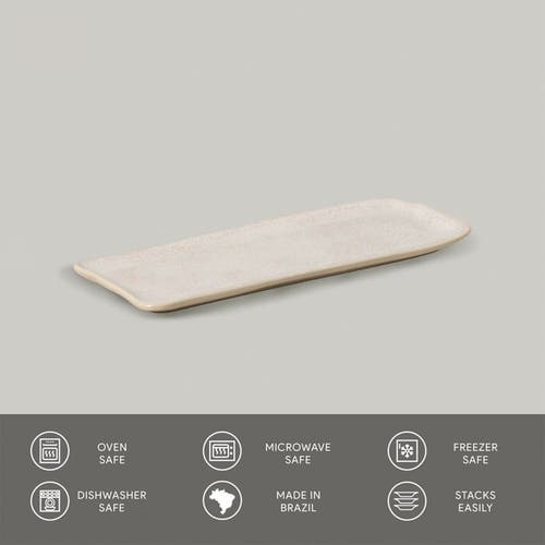 Porto Brasil Rectangular Platter Small Set Of 4 In Brown