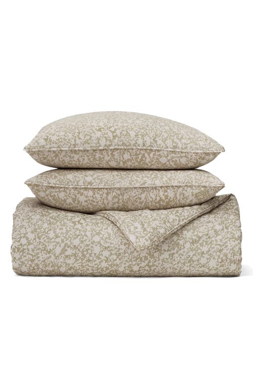 Boll & Branch Signature Garden Comforter Set In Brown