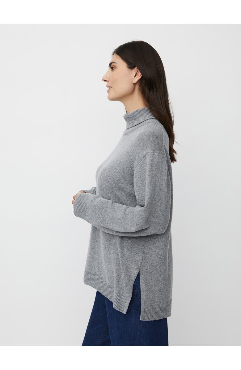 Masai Copenhagen MaFaricka Long Sleeve Roll Neck Sweater, Alternate, color, M. Grey Mel.