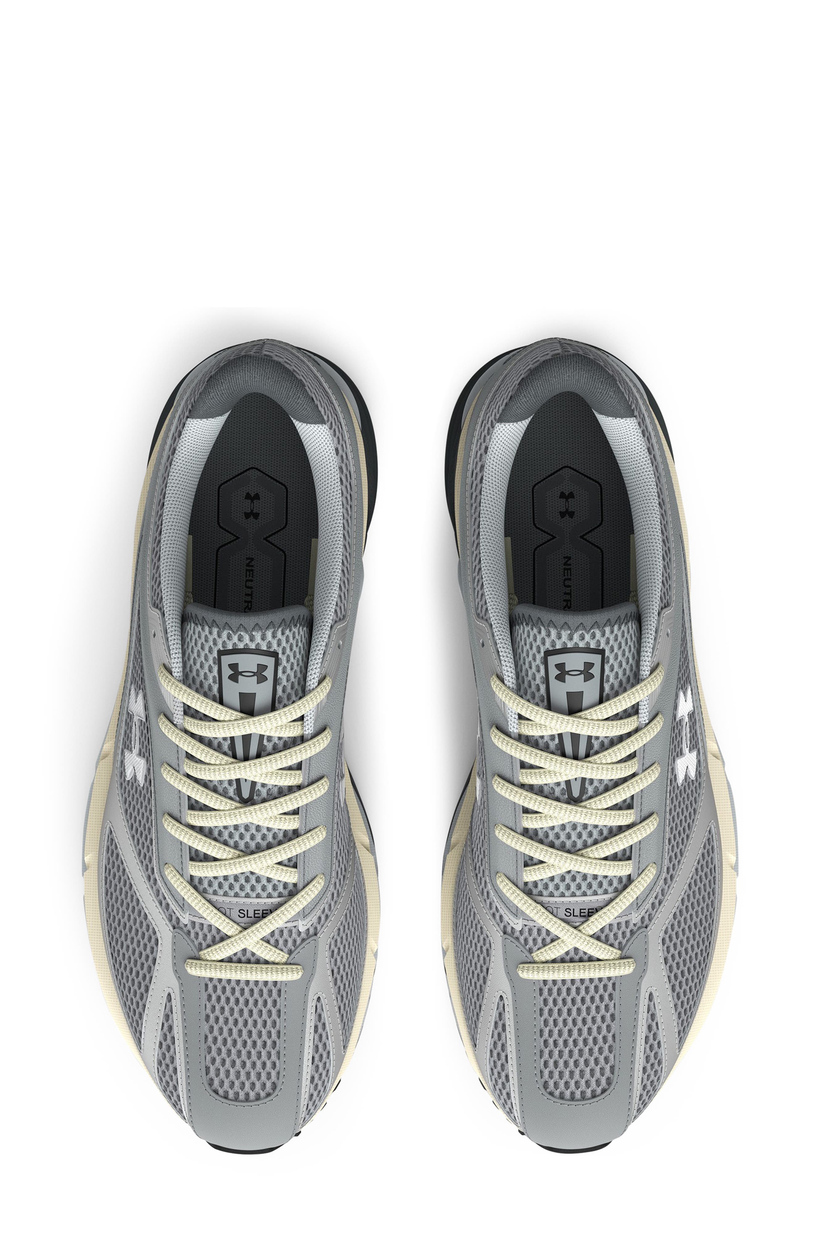 Gender Inclusive UA Apparition Sneaker, Alternate, color, STEEL / IVORY DUNE