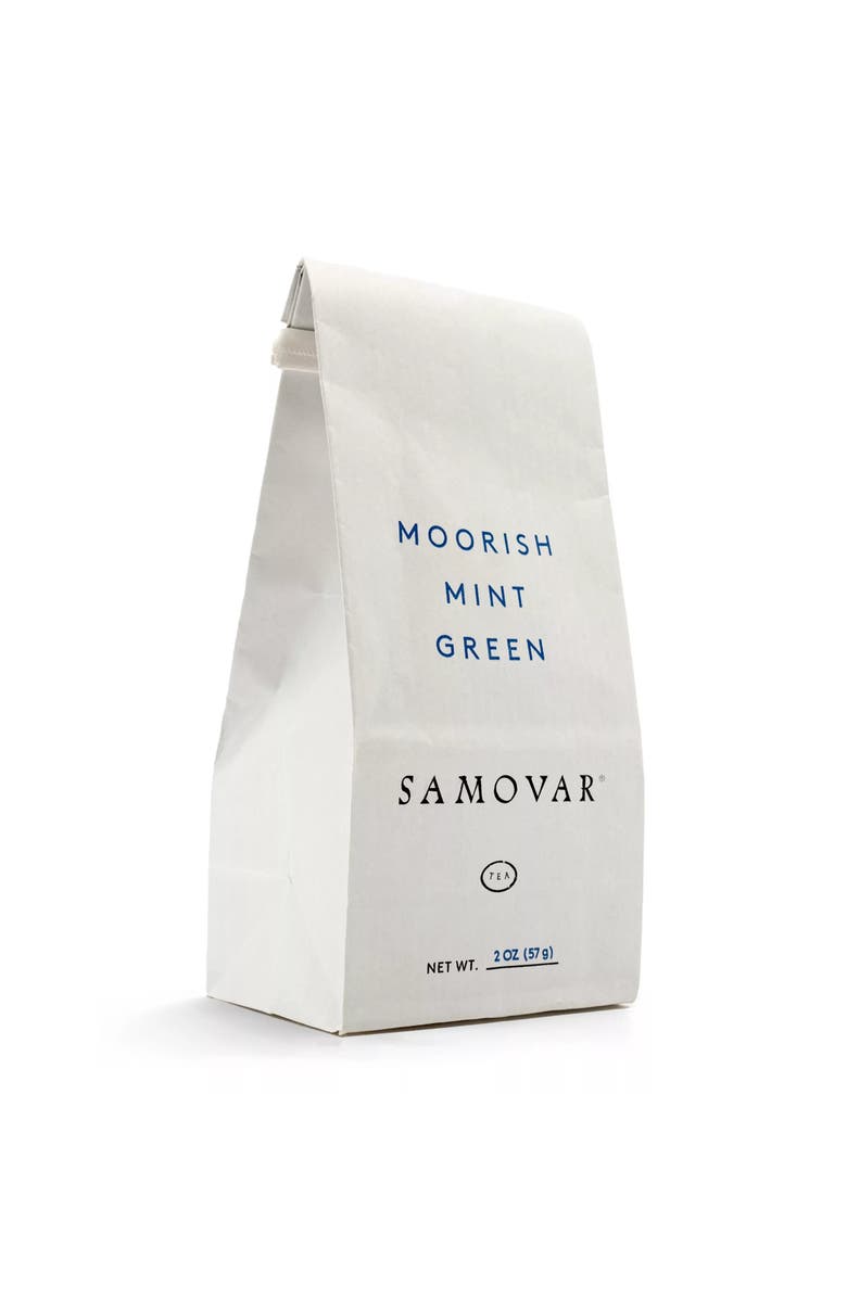 Samovar Tea Moorish Mint Green Tea, Organic, Main, color, NO COLOR