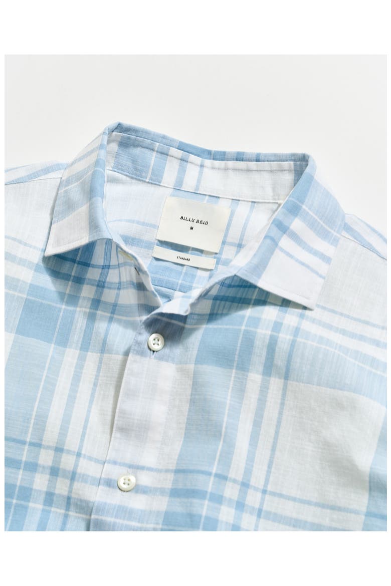 Hutcheson Plaid Button-Up Shirt, Alternate, color, LIGHT BLUE/ WHITE