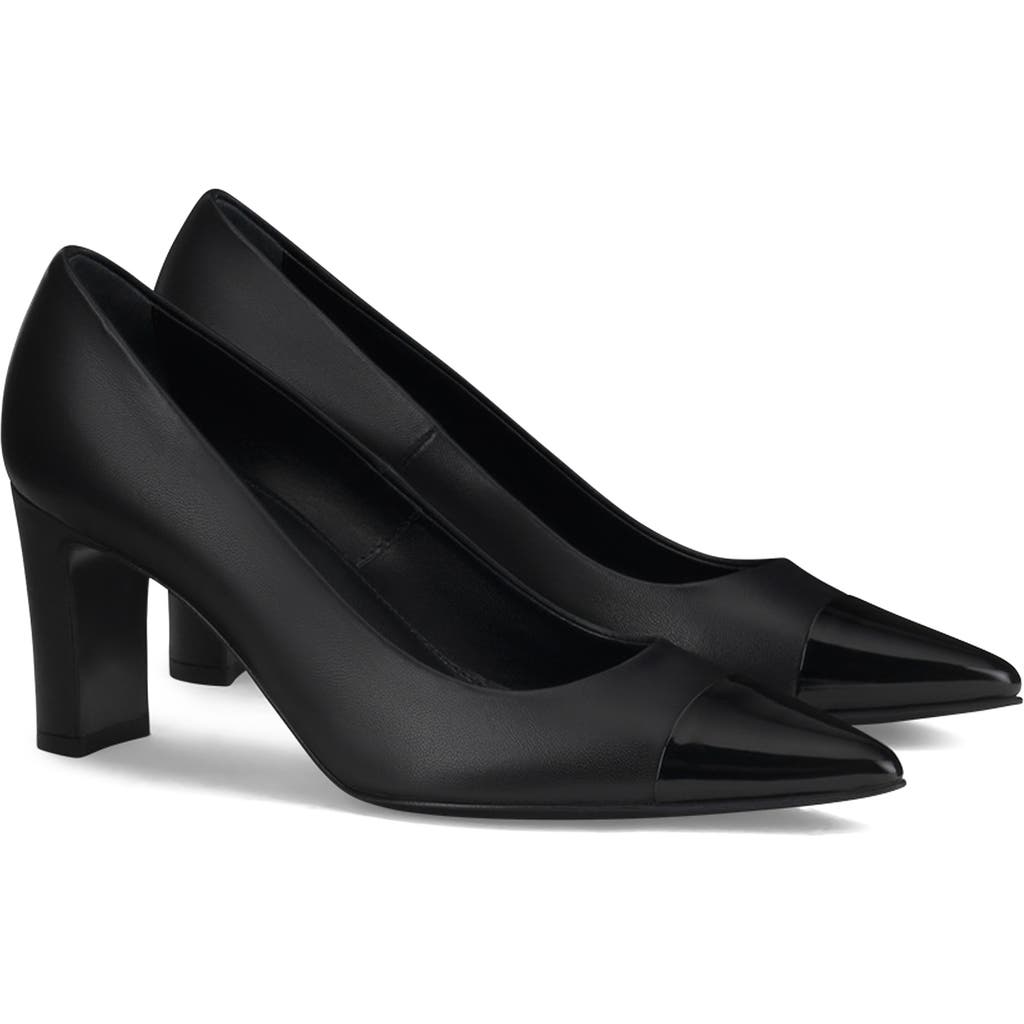 Agl Attilio Giusti Leombruni Agl Isidora Pointed Cap Toe Pump In Nero-nero