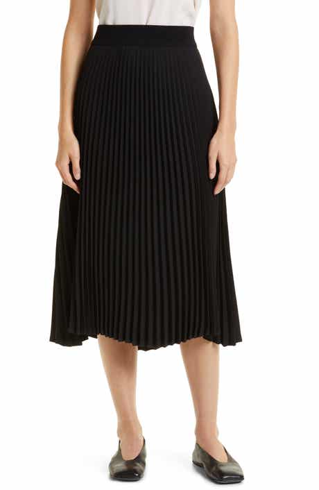 Sanna Pleated Midi Skirt