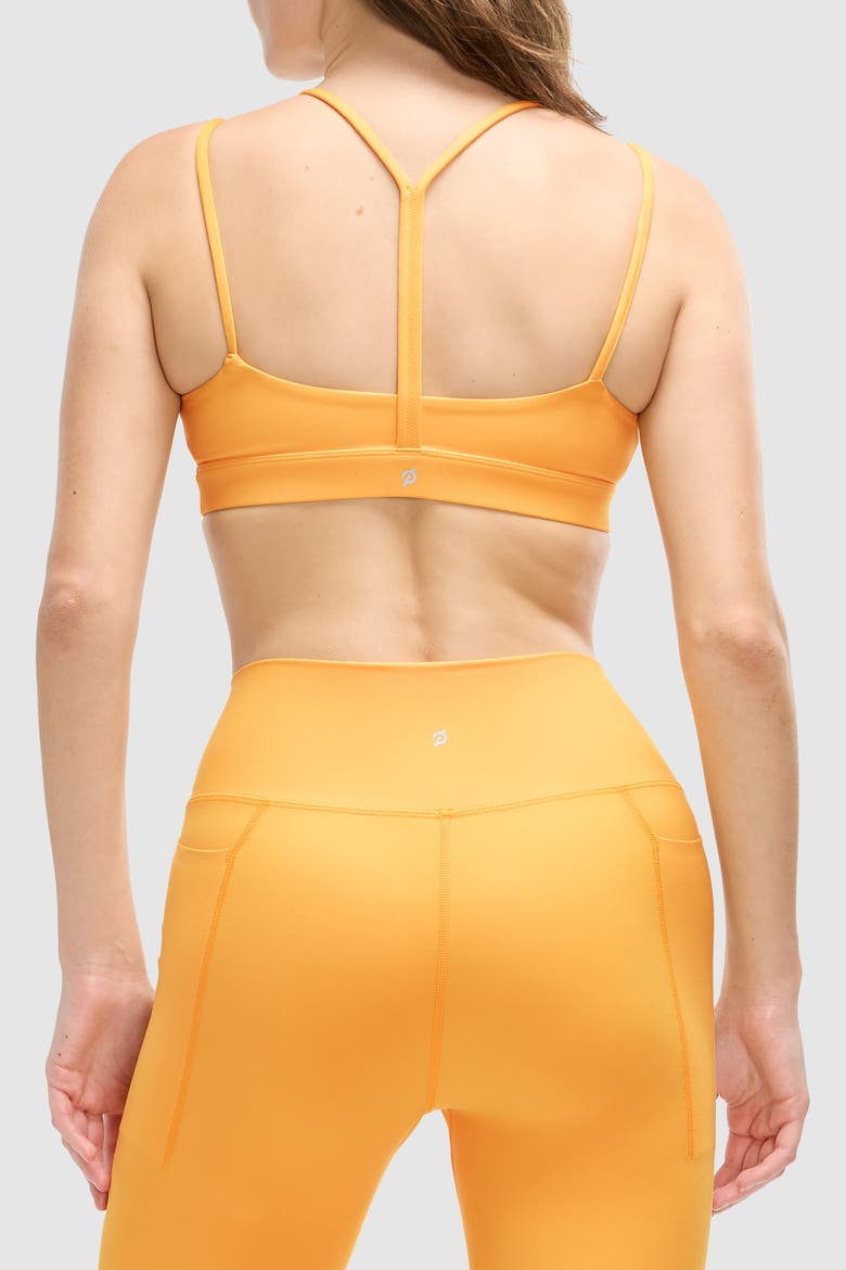 Cadent Strappy Y Back Bra, Alternate, color, AMBER