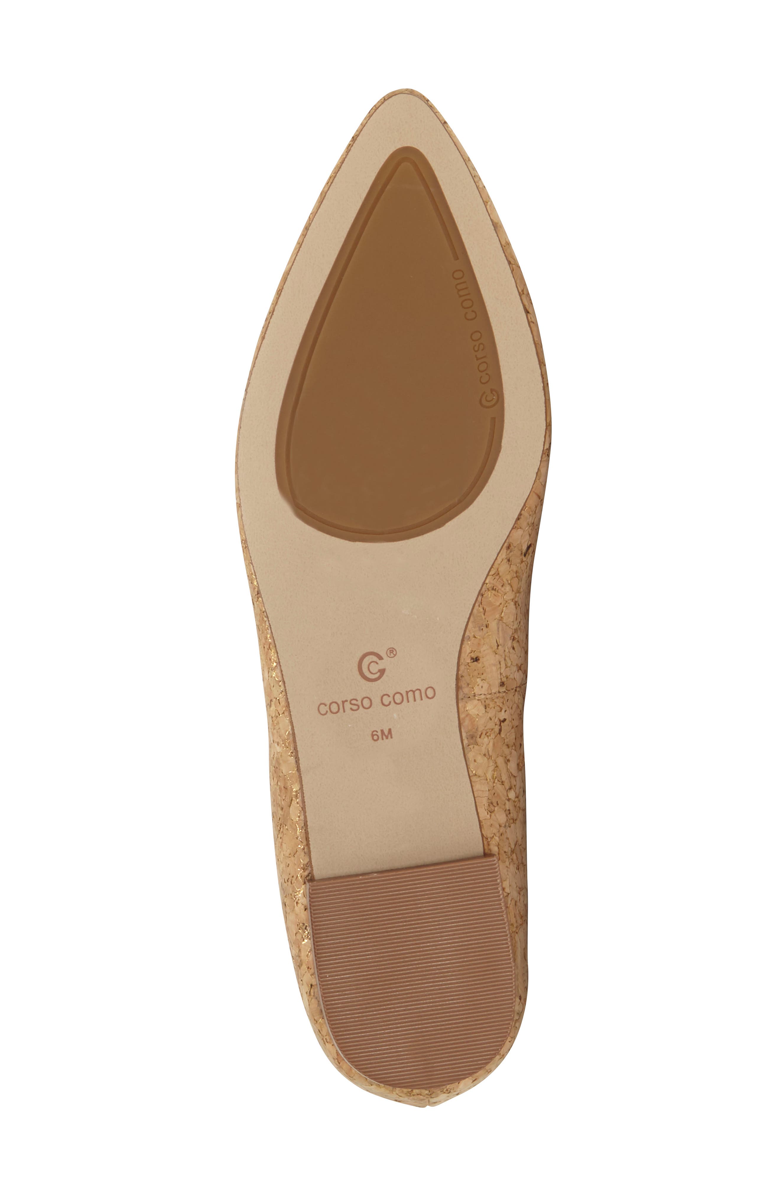 Jullia Flat, Alternate, color, NATURAL/ GOLD CORK
