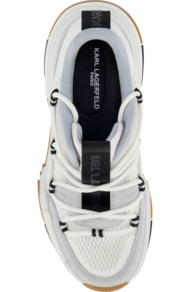 KARL LAGERFELD PARIS Mixed Media Sneaker, Alternate, color,