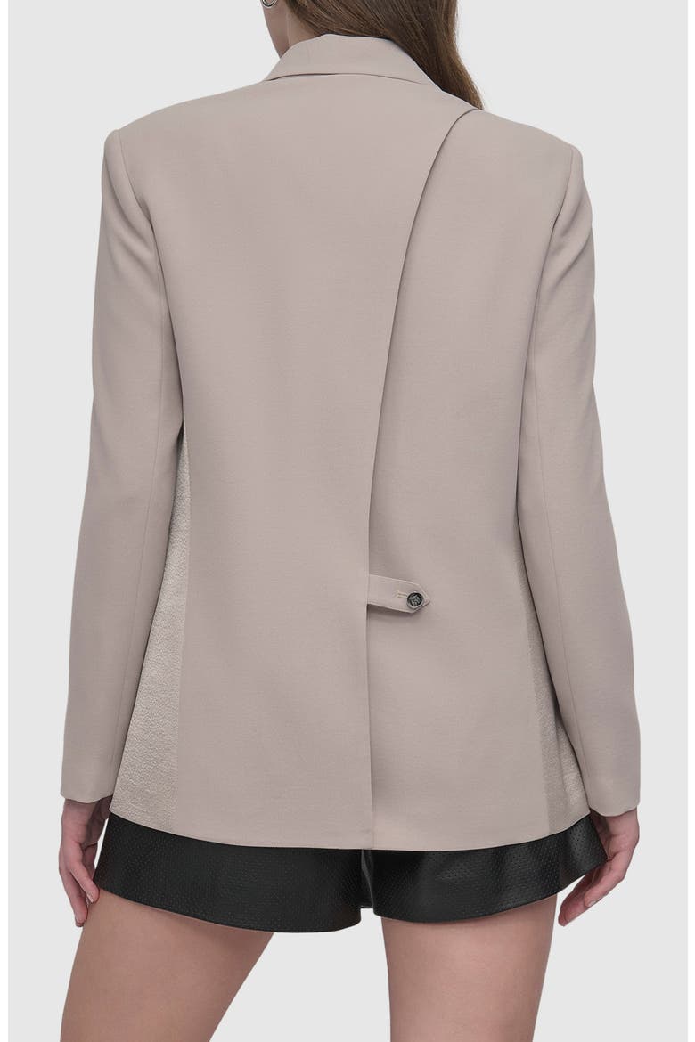 Open Back Blazer, Alternate, color, PEBBLE