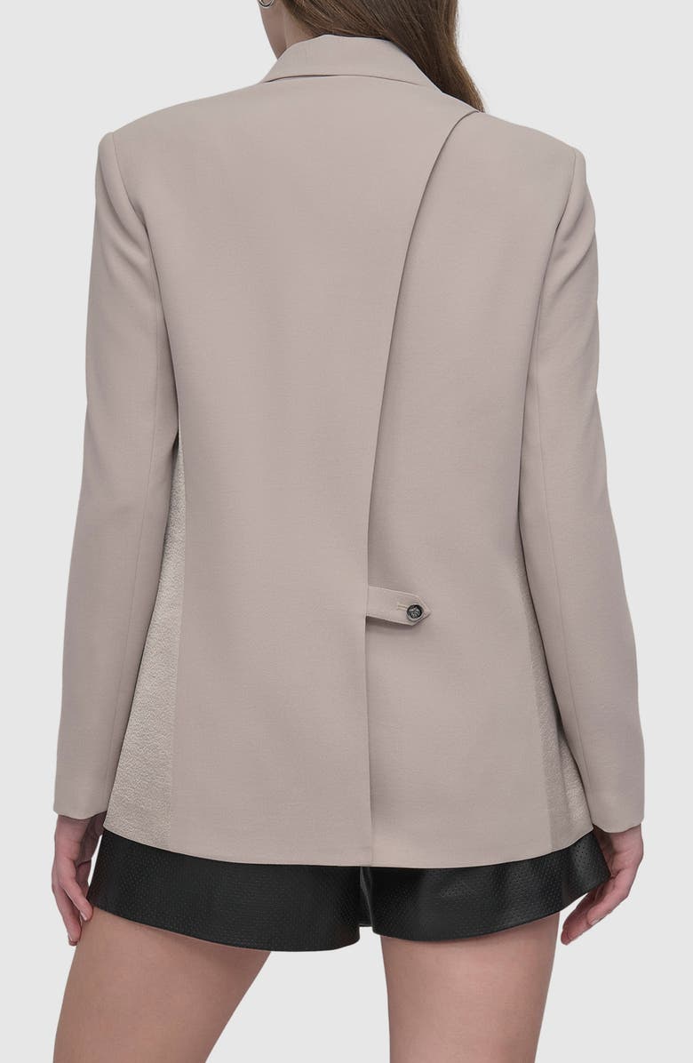 DKNY Open Back Blazer, Alternate, color, Pebble