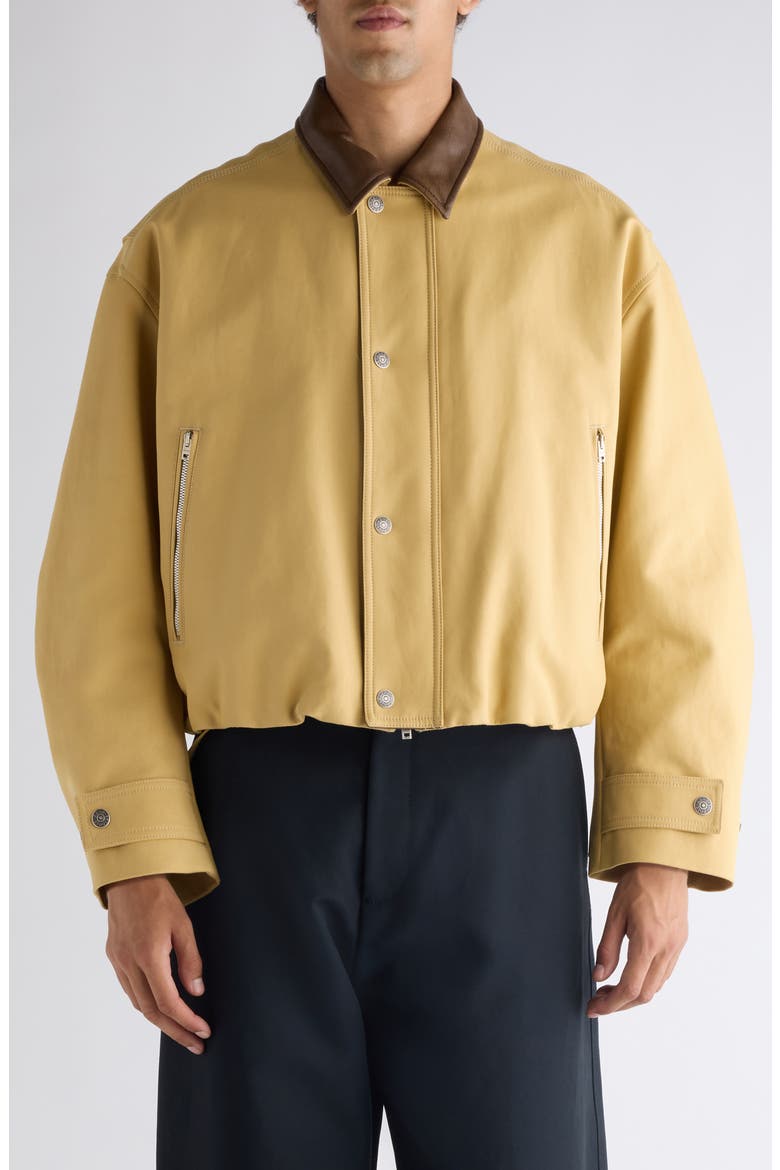 Opado Cotton Sateen Jacket, Main, color, SAND BEIGE