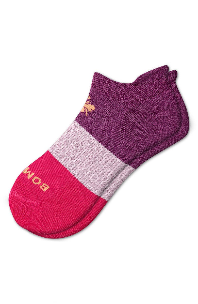 Bombas Tri Block Ankle Socks, Main, color, 