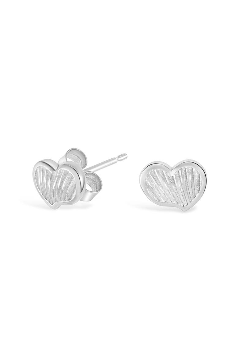Humbug Heart Studs, Main, color, Yellow Gold Vermeil