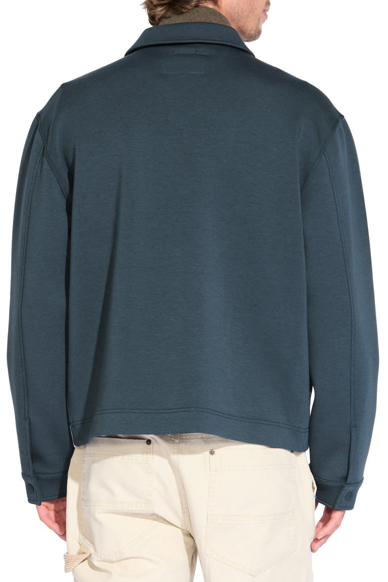 Full Zip Neoprene Jacket, Alternate, color, DK SLATE