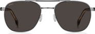 BOSS 56mm Rectangular Sunglasses