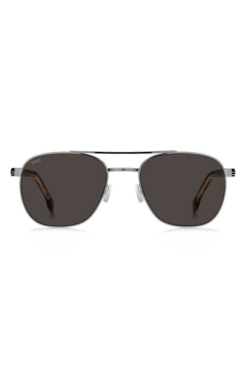 Hugo Boss Boss 56mm Rectangular Sunglasses