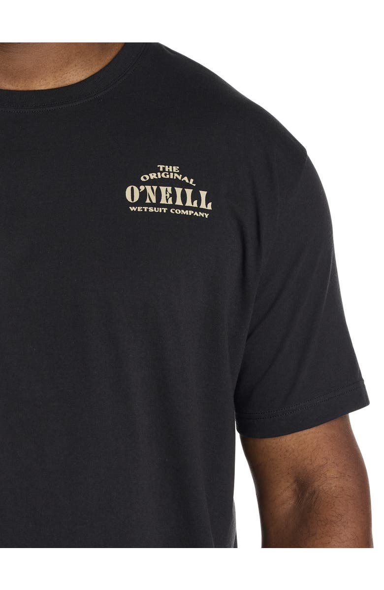 O'Neill Big & Tall Wedges Graphic Tee, Alternate, color, Black