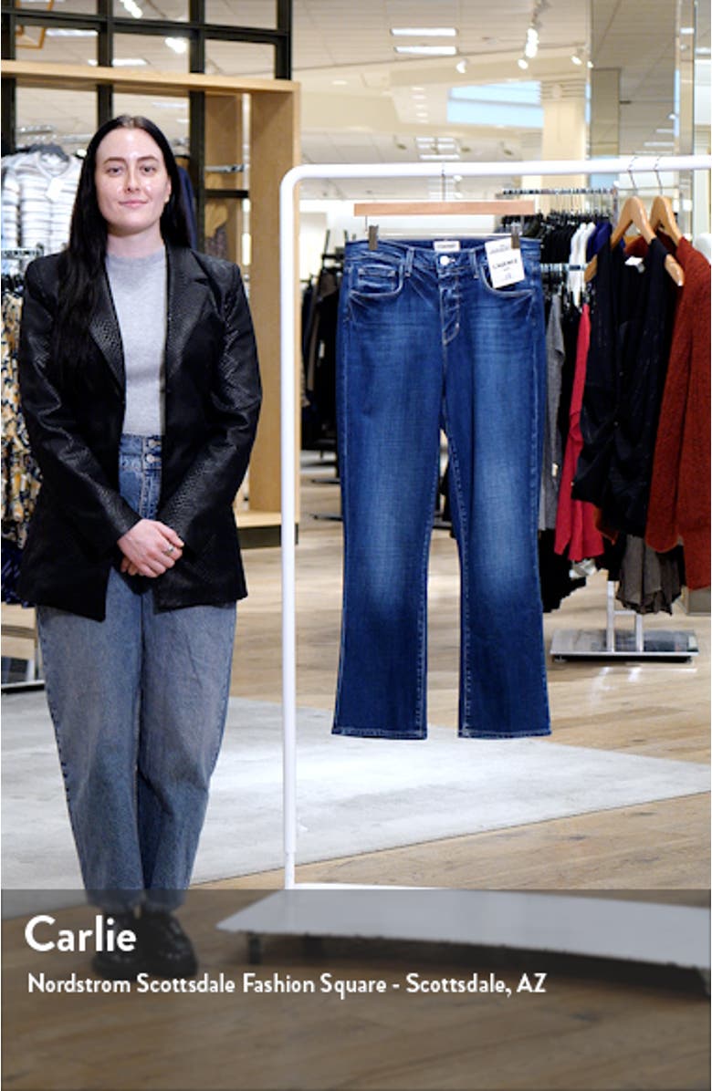 Tati High Waist Crop Micro Bootcut Jeans, sales video thumbnail