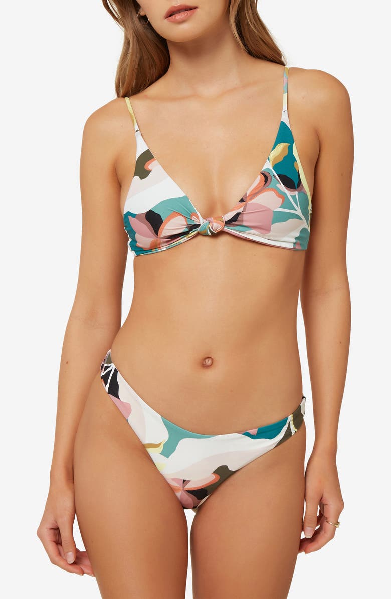 O'Neill Calla High Leg Bikini Bottoms, Alternate, color, 