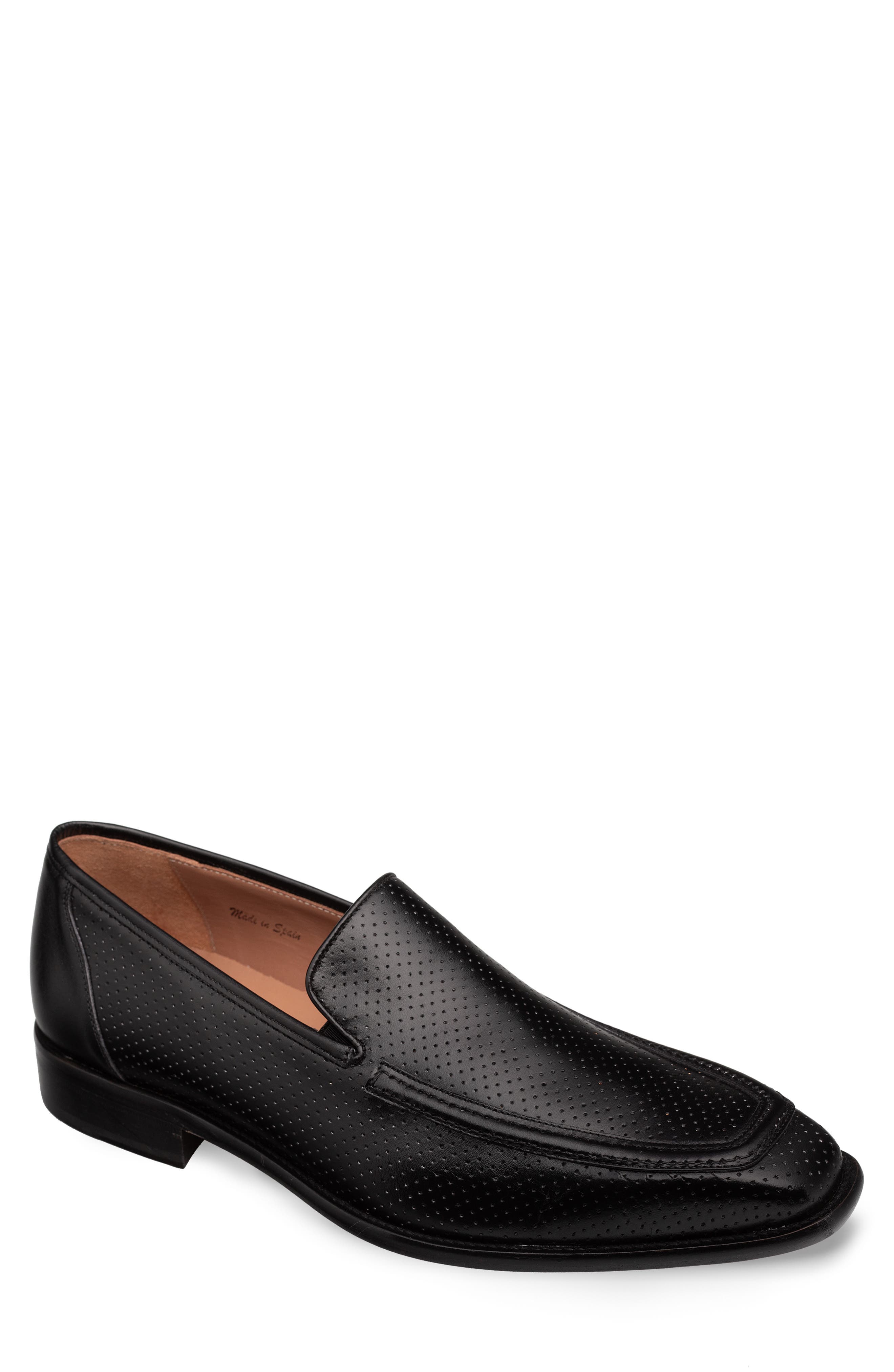 Mezlan Perforated Leather Loafer