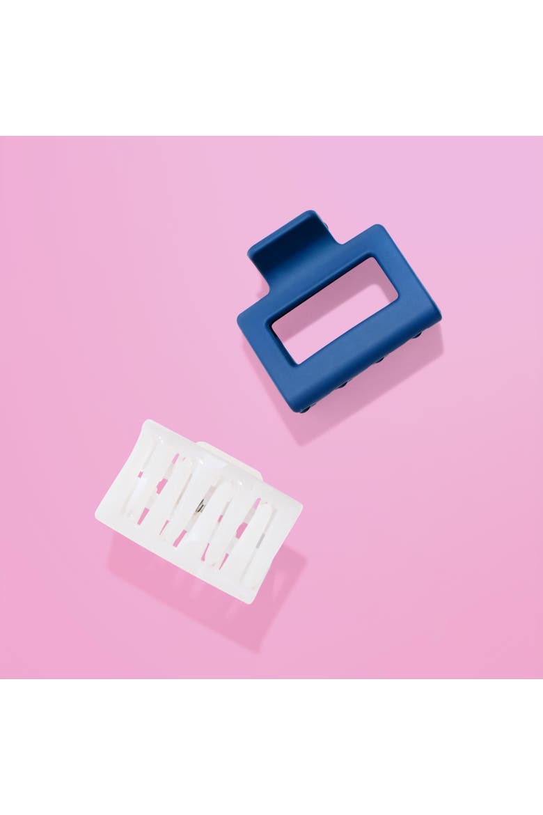 Square Extra Grip Claw Clip, Alternate, color, Blue