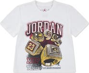 Jordan Kids' Six Rings Cotton Blend Graphic T-Shirt