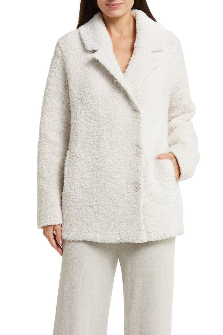 CozyChic™ Double Knit Peacoat, Alternate, color, ALMOND