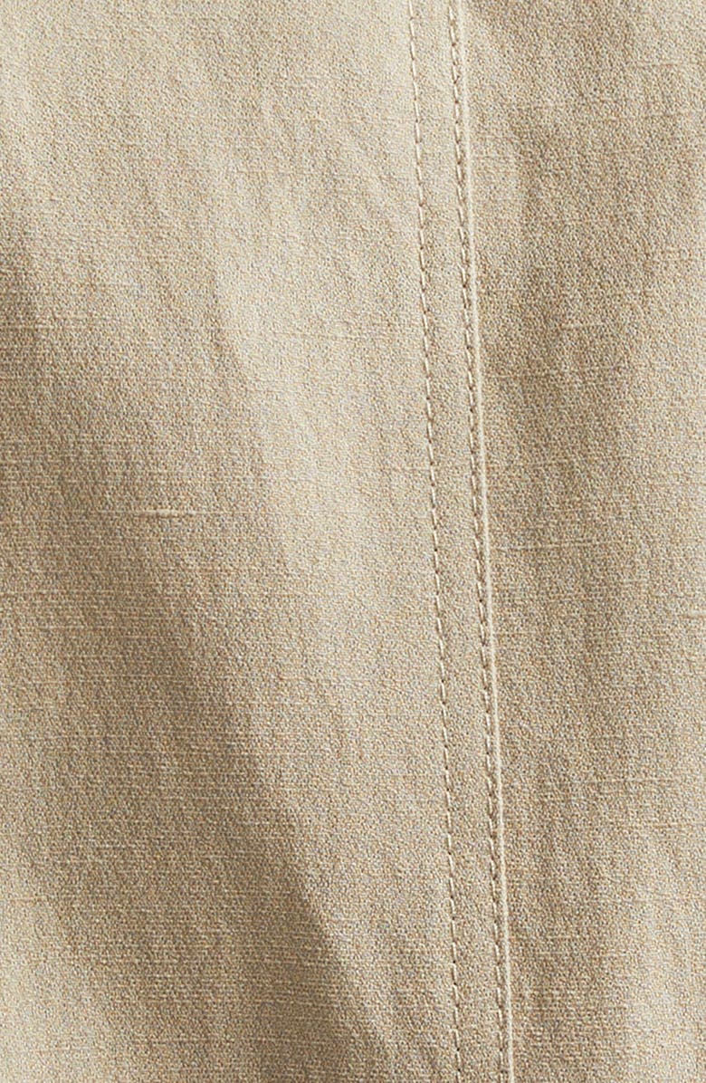 FERRAGAMO Satin Inset Belted Duster Coat, Alternate, color, Safari