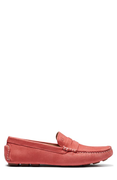 G.h.bass Davis Driving Shoe In Red Coral