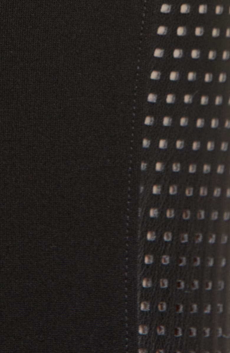 SPANX<sup>®</sup> High Waist Perforated Panel Leggings, Alternate, color, 