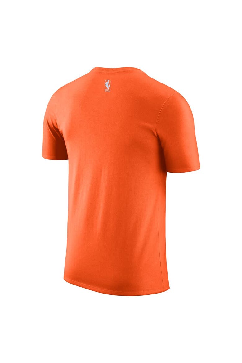 Men's Nike  Orange Cleveland Cavaliers 2025/26 City Edition Remix Essential Logo T-Shirt, Alternate, color, Orange