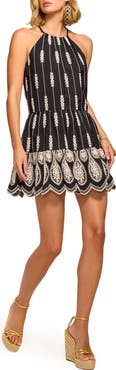 Ramy Brook Kaelyn Embroidered Minidress