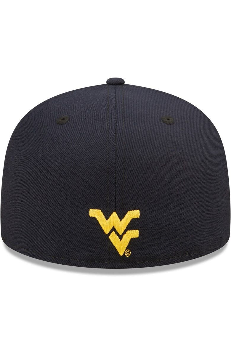 New Era Men's New Era Navy West Virginia Mountaineers Script Original 59FIFTY Fitted Hat, Alternate, color, Navy