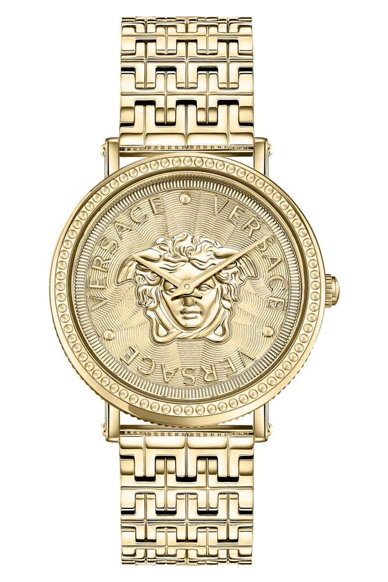 V-Dollar Bracelet Watch, 37mm, Main, color, IP YELLOW GOLD