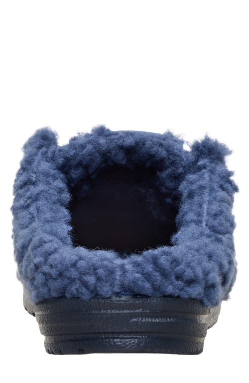 Hey Dude Wally Faux Shearling Slipper In Blue