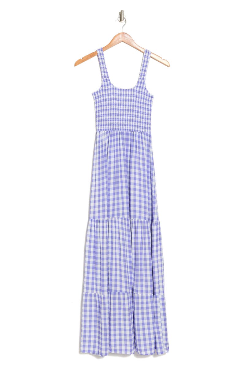 Maaji Harmony Seersucker Cover-Up Maxi Dress, Alternate, color, 