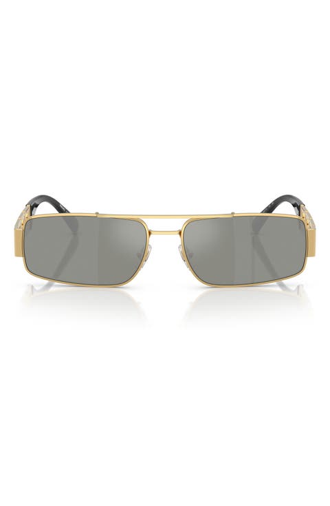 60mm Rectangular Sunglasses