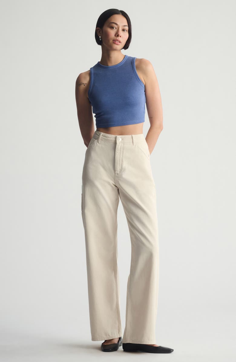 Brooklyn Industries Rib Stretch Cotton Tank, Alternate, color, 