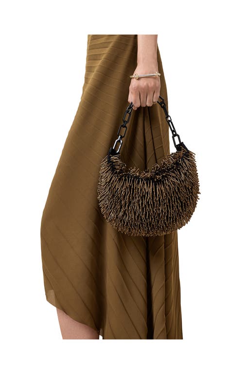 Shop Allsaints Mini Madea Chain Handle Leather Handheld Bag
