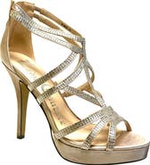LADY COUTURE Strappy Rhinestone Sandal