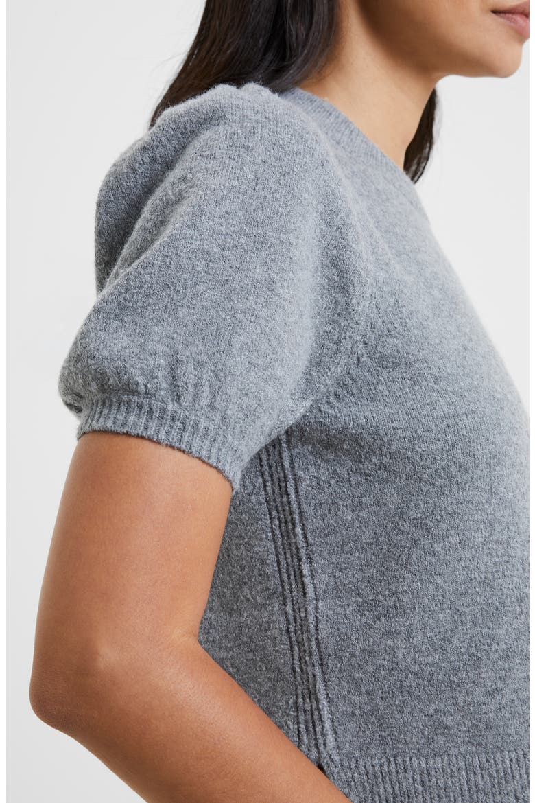 Vhari Short Sleeve Sweater, Alternate, color, MEDIUM GREY MELANGE