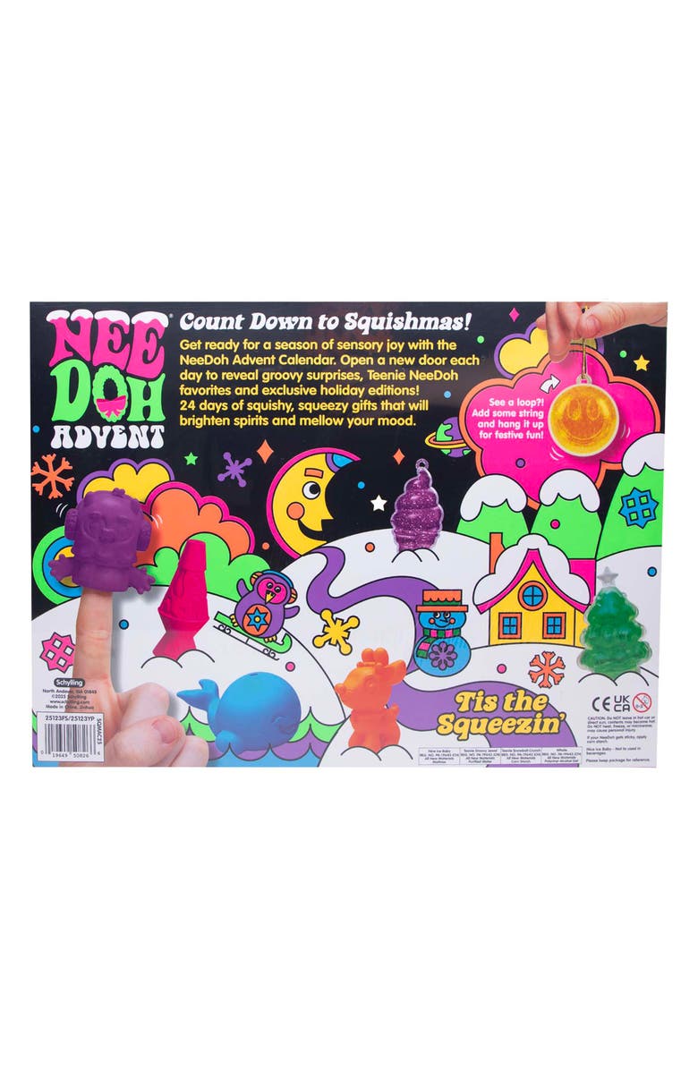 Schylling Nee Doh Squishmas 2025 Advent Calendar, Alternate, color, 
