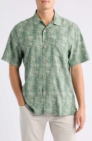 Tommy Bahama Coastal Ease Palm Court IslandZone® Short Sleeve Button-Up Shirt